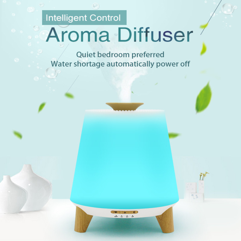 Диффузеры для эфирных масел 300 мл Smart Bluetooth Speaker Cool Mist Humidifier Aroma Diffuser для эфирных масел